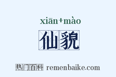 仙貌是什么意思的图片